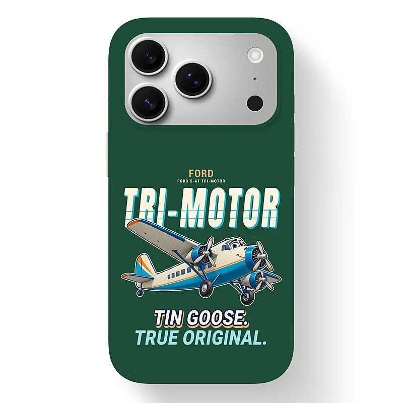 Ford 5-AT Tri-Motor - Cartoon - MagSafe iPhone 17 Pro - Dark Green