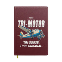Thumbnail for Ford 5-AT Tri-Motor - Cartoon - Notebook - Dark Red