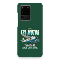 Thumbnail for Ford 5-AT Tri-Motor - Cartoon - Samsung Case - Dark Green