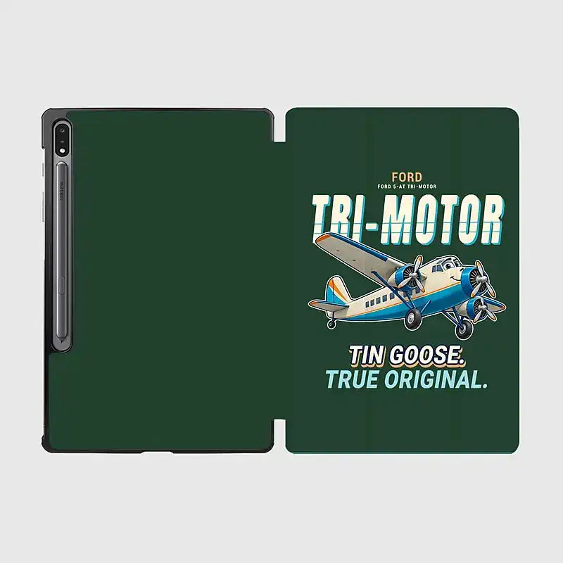Ford 5-AT Tri-Motor - Cartoon - Samsung Tablet - Dark Green