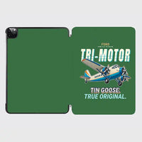 Thumbnail for Ford 5-AT Tri-Motor - Cartoon - iPad Case - Green