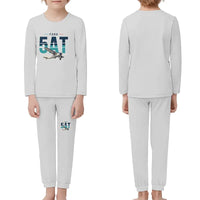 Thumbnail for Ford 5-AT Tri-Motor - Children Pajamas - Original Chest - Light Gray