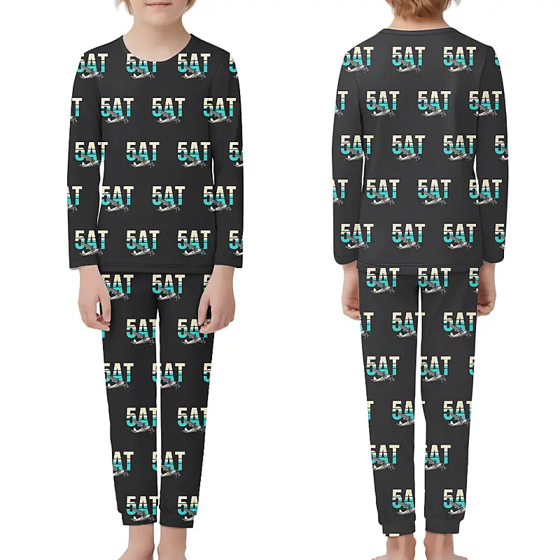 Ford 5-AT Tri-Motor - Children Pajamas - Original Pattern - Black