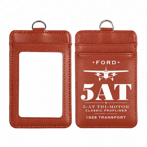 Ford 5-AT Tri-Motor - Heritage - ID Card Holder - Light Brown