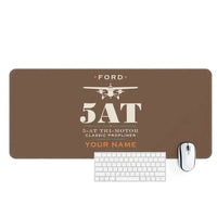 Thumbnail for Ford 5-AT Tri-Motor - Heritage + Name - Desk Mat - Brown