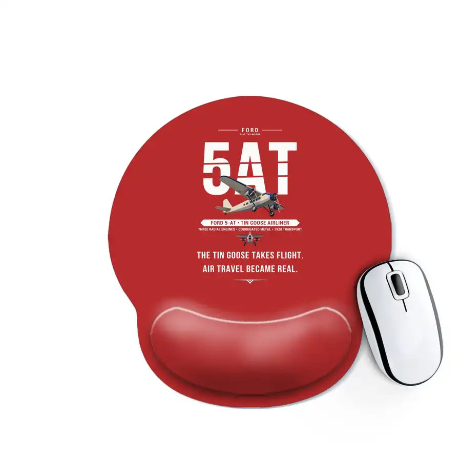 Ford 5-AT Tri-Motor - Original - Ergonomic Mouse Pad - Red