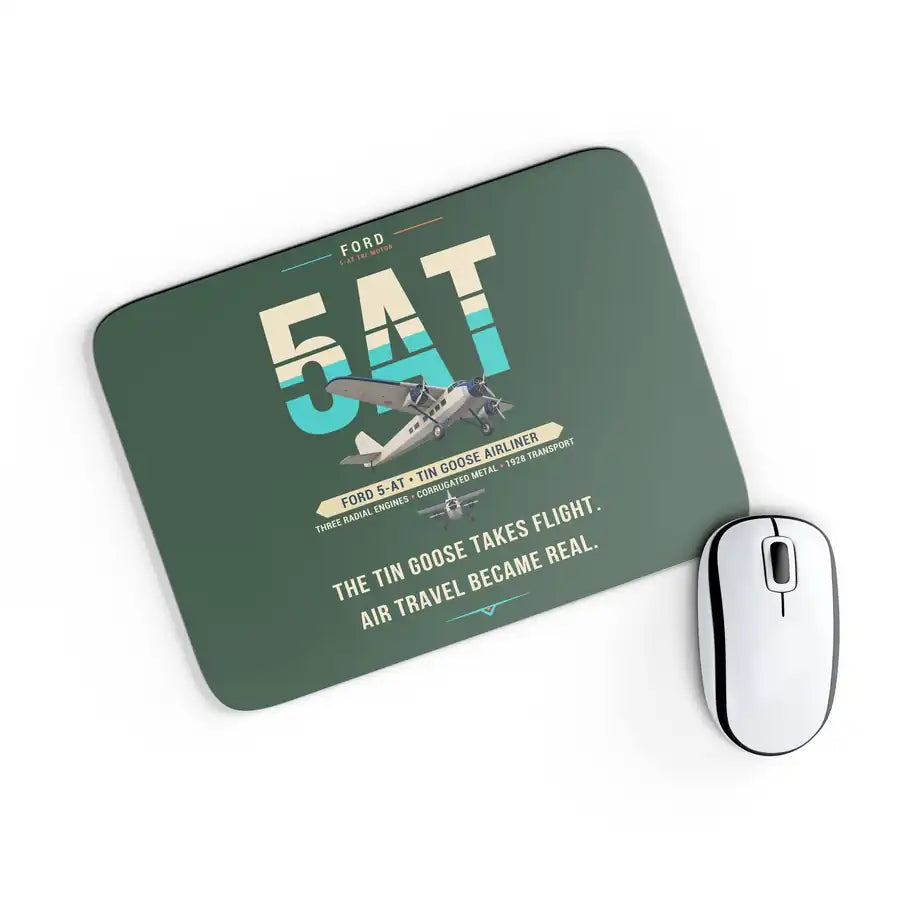 Ford 5-AT Tri-Motor - Original - Mouse Pad - Dark Green