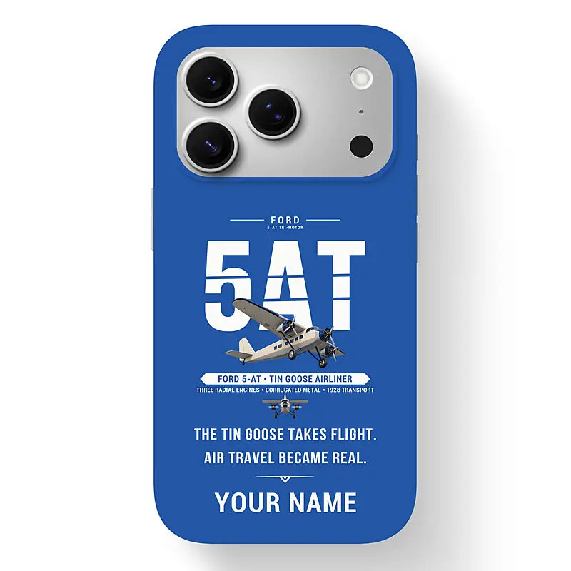 Ford 5-AT Tri-Motor - Original + Name - MagSafe iPhone 17 Pro - Blue
