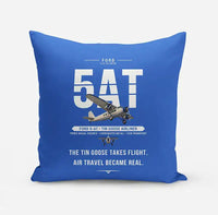 Thumbnail for Ford 5-AT Tri-Motor - Original - Pillow - Blue