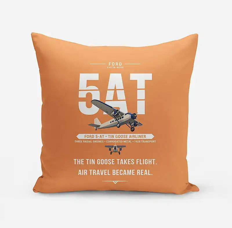 Ford 5-AT Tri-Motor - Original - Pillow - Orange