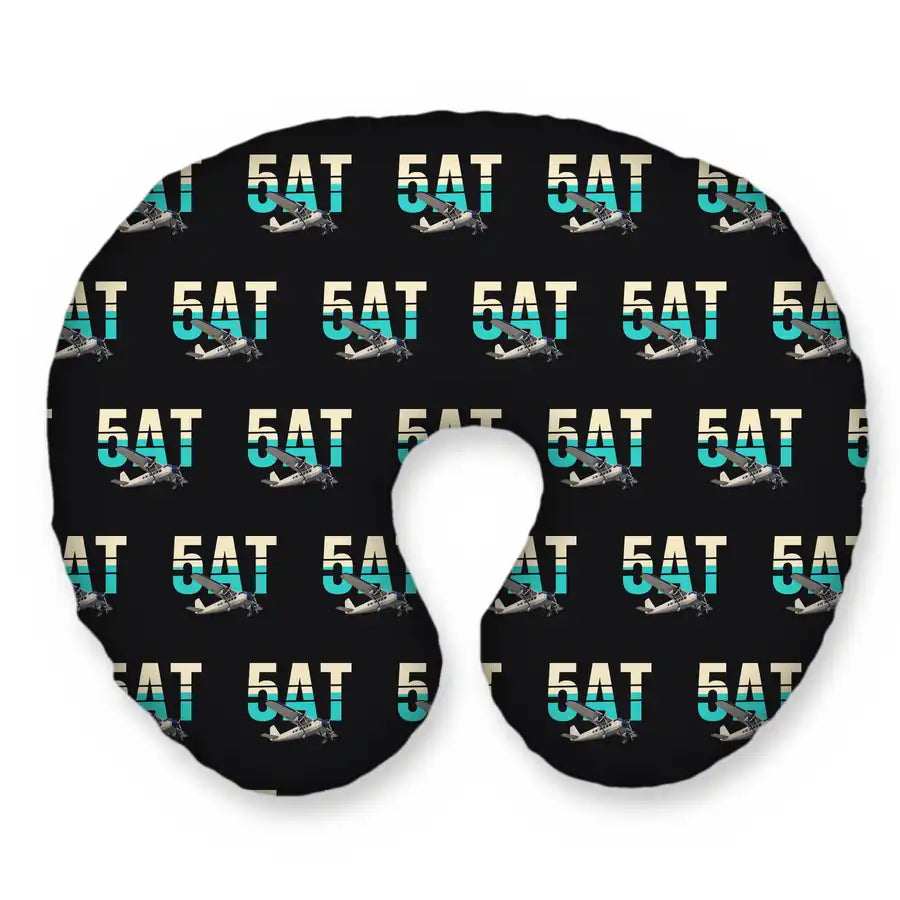 Ford 5-AT Tri-Motor - Original Seamless - Travel Pillow - Black