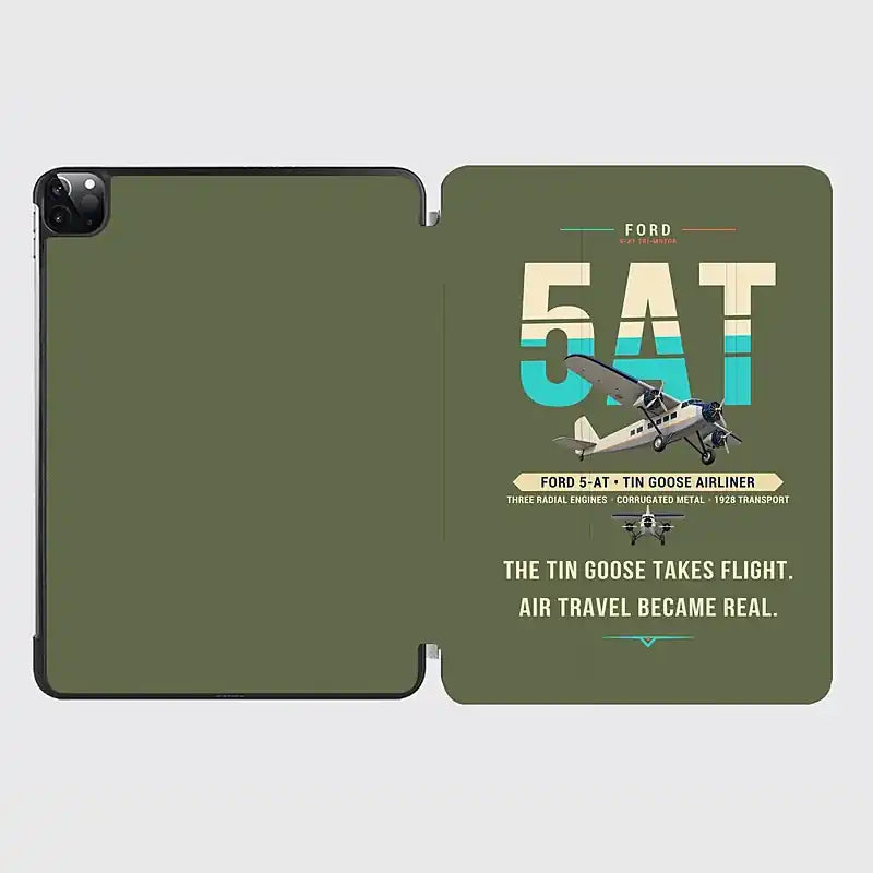 Ford 5-AT Tri-Motor - Original - iPad Case - Green Army