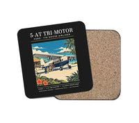 Thumbnail for Ford 5-AT Tri-Motor - Poster - Coaster - Black