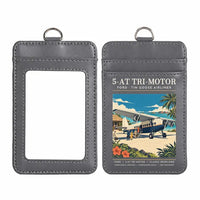 Thumbnail for Ford 5-AT Tri-Motor - Poster - ID Card Holder - Gray