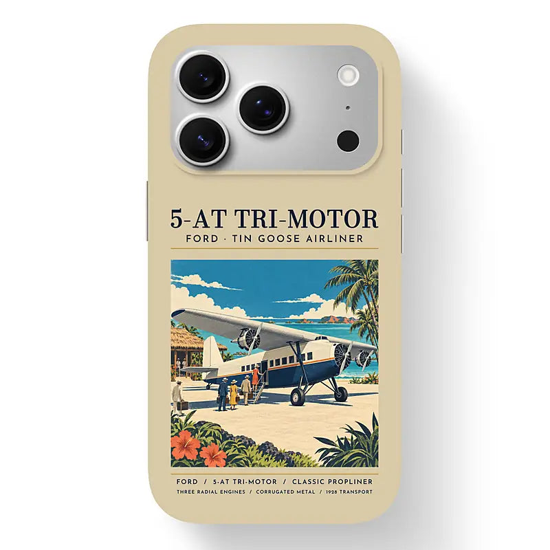 Ford 5-AT Tri-Motor - Poster - MagSafe iPhone 17 Pro - Beige