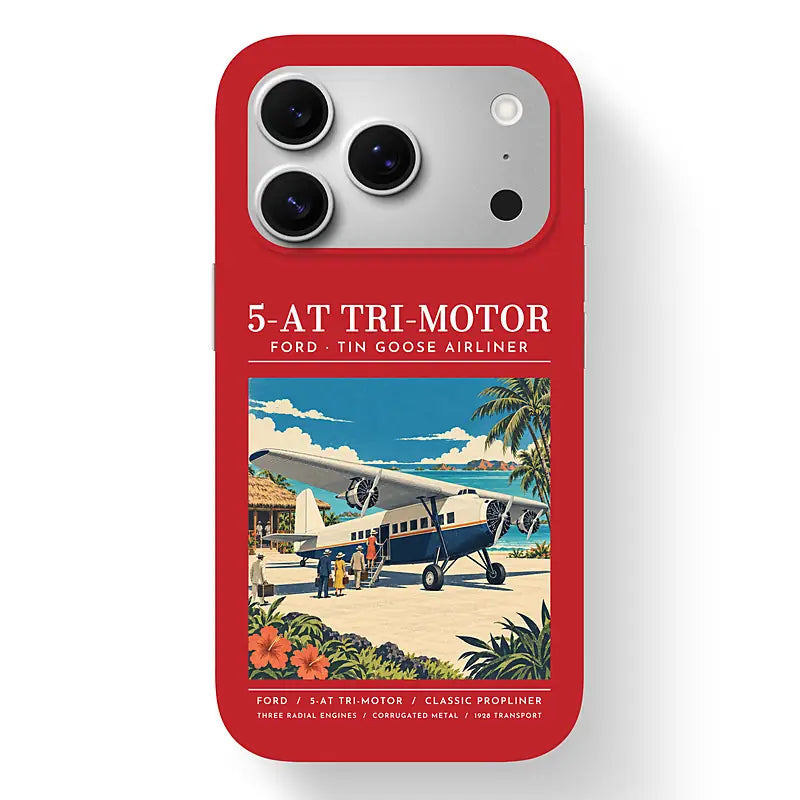 Ford 5-AT Tri-Motor - Poster - MagSafe iPhone 17 Pro - Red