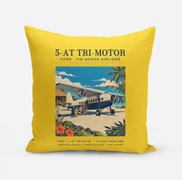 Thumbnail for Ford 5-AT Tri-Motor - Poster - Pillow - Yellow