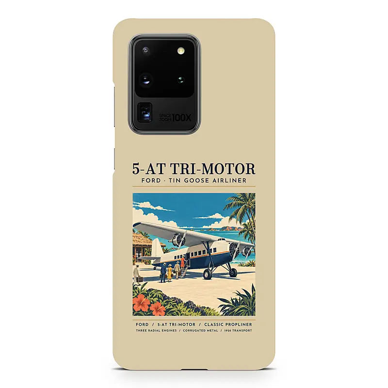 Ford 5-AT Tri-Motor - Poster - Samsung Case - Beige