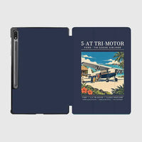 Thumbnail for Ford 5-AT Tri-Motor - Poster - Samsung Tablet - Navy Blue