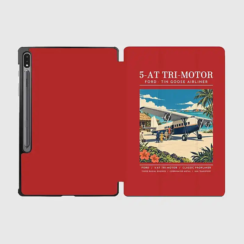 Ford 5-AT Tri-Motor - Poster - Samsung Tablet - Red