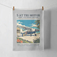 Thumbnail for Ford 5-AT Tri-Motor - Poster - Towel - Light Gray
