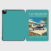 Thumbnail for Ford 5-AT Tri-Motor - Poster - iPad Case - Turquoise