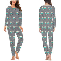 Thumbnail for Ford 5-AT Tri-Motor - Women Pajamas - Original Pattern - Gray