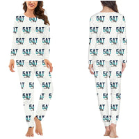Thumbnail for Ford 5-AT Tri-Motor - Women Pajamas - Original Pattern - White
