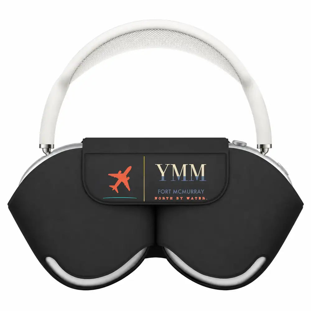 Fort McMurray International Airport (YMM) AirPods Max Cases - Black