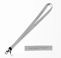 Thumbnail for Fort Pierce City Series lanyard - light gray