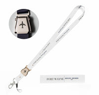 Thumbnail for Fort Wayne City Series seat belt lanyard - white