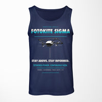 Thumbnail for Fotokite Sigma design on dark blue tank top