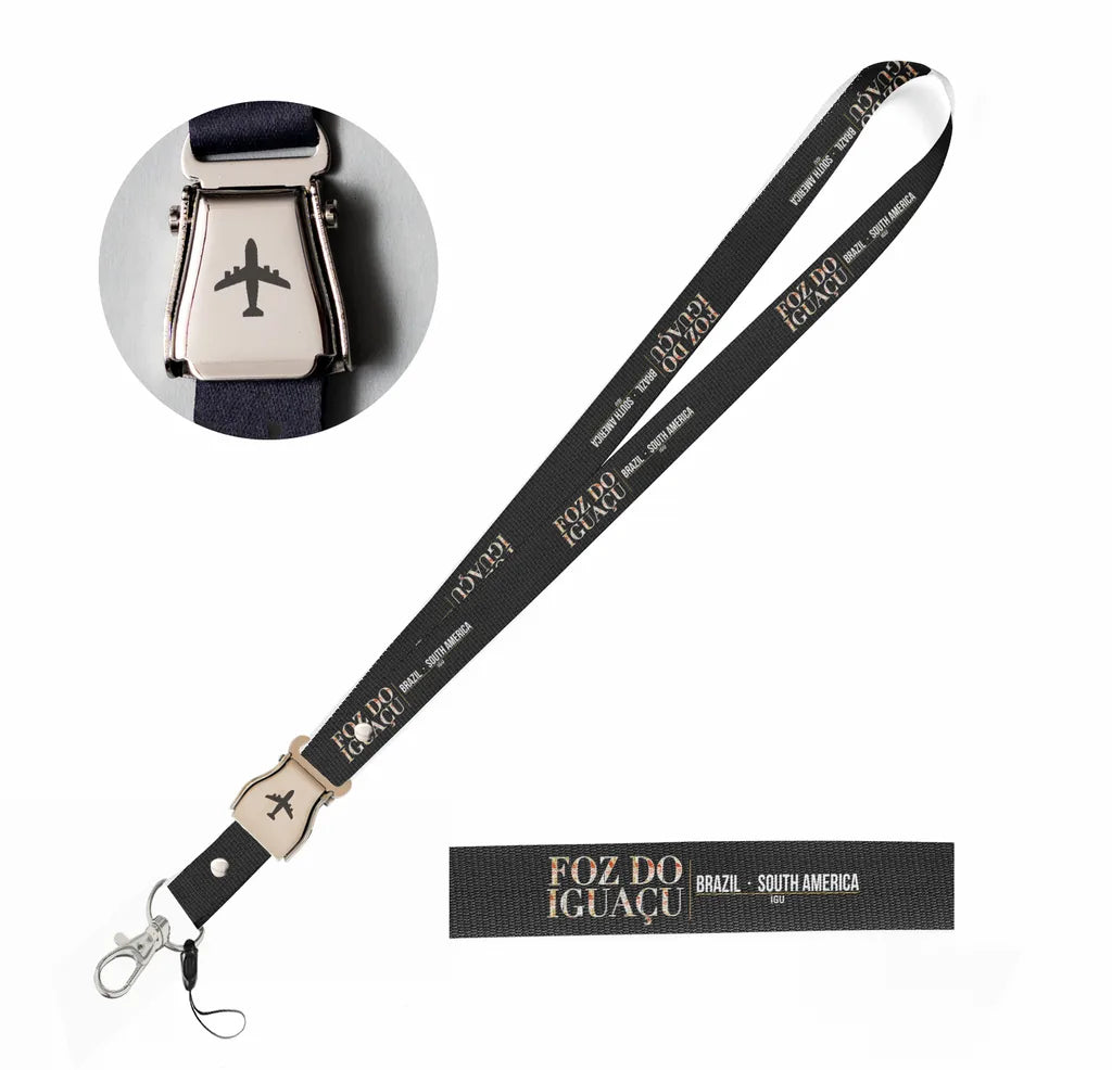 Foz do Iguaçu City Series seat belt lanyard - black