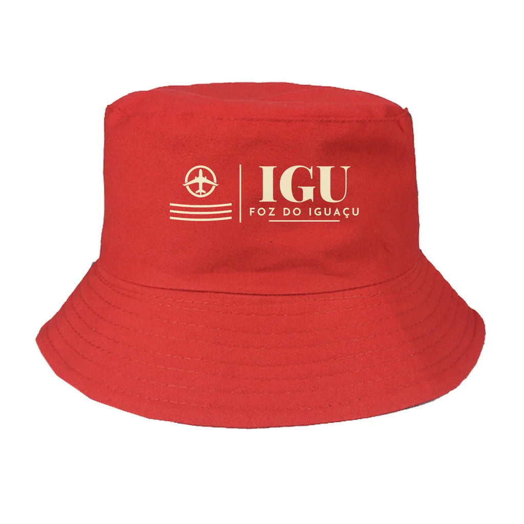 Foz do Iguaçu International Airport (IGU) summer hat - red
