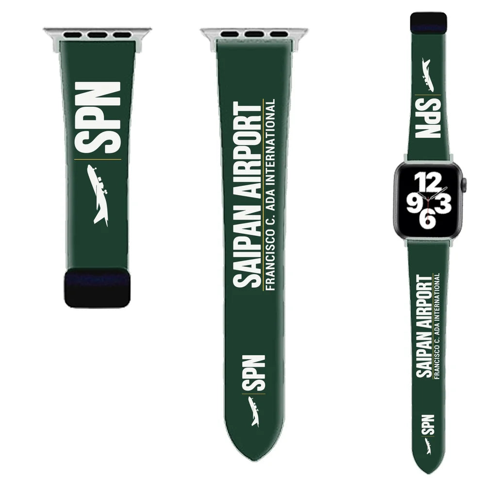 WBV6 | Francisco C. Ada Saipan International Airport SPN | Dark Green (Magnetic Band)