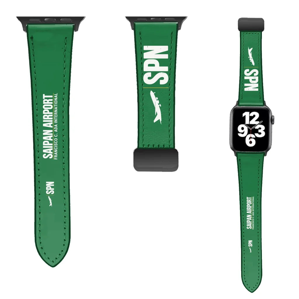WBV6 | Francisco C. Ada Saipan International Airport SPN | Leather - Green