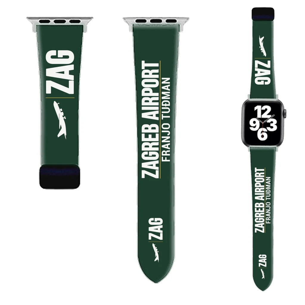 WBV6 | Franjo Tuđman Airport Zagreb ZAG | Dark Green (Magnetic Band)