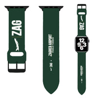 Thumbnail for WBV6 | Franjo Tuđman Airport Zagreb ZAG | Dark Green (Metal Buckle)