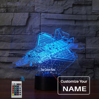 Thumbnail for Futuristic Space Shuttle & Jet Designed 3D Lamp