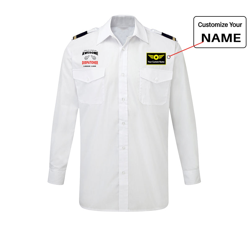 Dispatcher Designed Long Sleeve Pilot Shirts