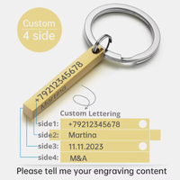 Thumbnail for Your Custom Design & Image & Logo & Text Design  Stainless Steel Personalized Key Chains