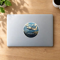 Thumbnail for GAF N22B Nomad - 3D + Name - Circle Sticker - MacBook
