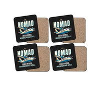 Thumbnail for GAF N22B Nomad - Cartoon - Coaster Set - Black