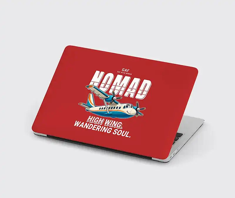 GAF N22B Nomad - Cartoon - MacBook Case - Red