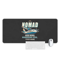 Thumbnail for GAF N22B Nomad - Cartoon + Name - Desk Mat - Black
