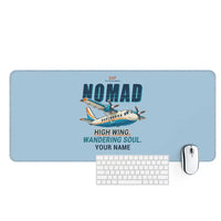 Thumbnail for GAF N22B Nomad - Cartoon + Name - Desk Mat - Light Blue