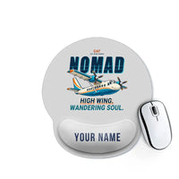 Thumbnail for GAF N22B Nomad - Cartoon + Name - Ergonomic Mouse Pad - Light Gray