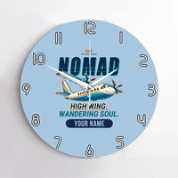 Thumbnail for GAF N22B Nomad - Cartoon + Name - No Frame - Light Blue