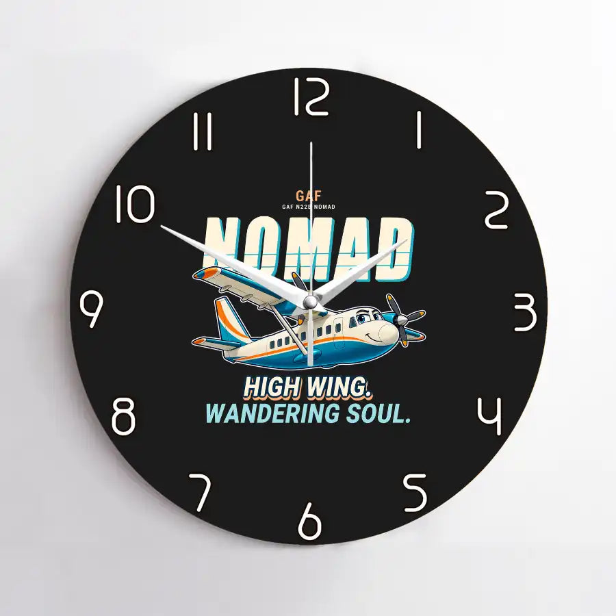 GAF N22B Nomad - Cartoon - No Frame - Black