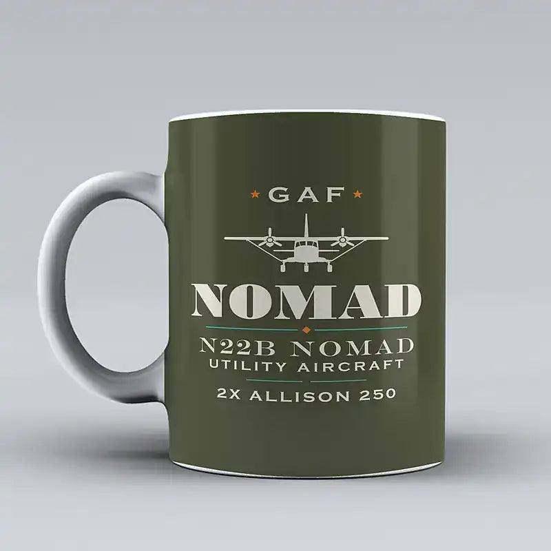 GAF N22B Nomad - Heritage - Mug - Green Army